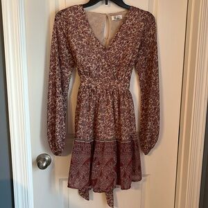 Long sleeve dress- worn once. Great condition.